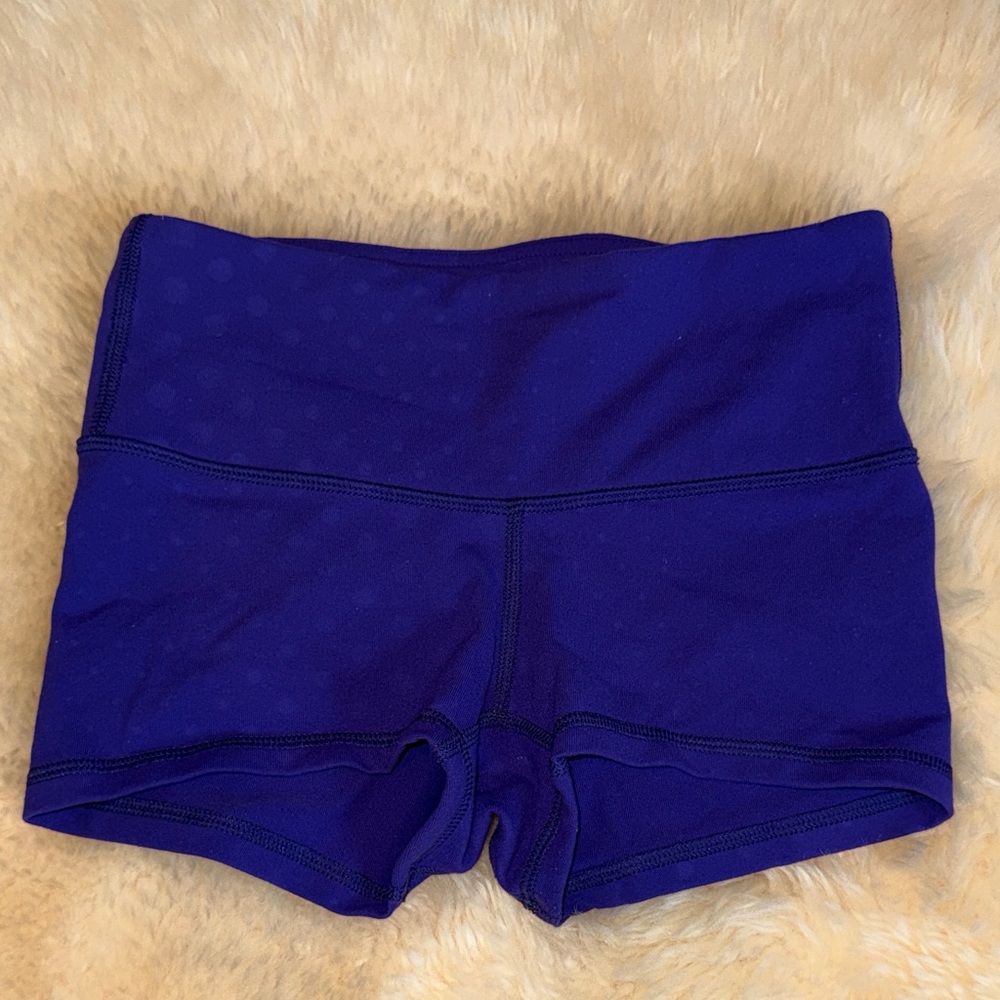 Lululemon Athletica Women's Purple Athletic Shorts- Polka Dot